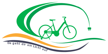 Logo des Energiefahrrads: Da geht dir ein Licht auf