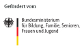 Förderlogo des Bundesministeriums für Bildung, Familie, Senioren, Frauen und Jugend